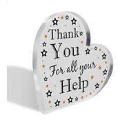 Red Ocean Gift For Colleague Volunteer Teacher Acrylic Plaque Thank You For All Your Help Gift For Him Her Men Women Volunteer Gift Family Teacher Gift Keepsake