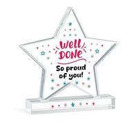 Red Ocean Gift For Friend Colleague Family Daughter Son Well Done Gifts Exam Results New Job Gift Proud Of You Present Acrylic Plaque For Him Her Men Women Keepsake