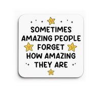 Red Ocean Gift For Friend Colleague Teacher You Are Amazing Coaster Gift For Women Men Thank You Birthday Christmas Novelty Best Friend Co Worker Keepsake