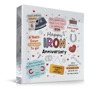 Red Ocean Gifts For Husband Wife 6th Anniversary Iron