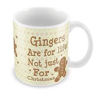 Red Ocean Gingers are for Life Funny Friendship Valentines Day Gift Mug for Him Her