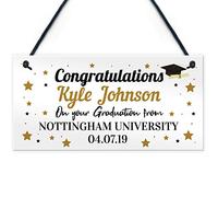 RED OCEAN Graduation Gift For Him For Her Hanging Plaque Daughter Son Graduation Uni Gift