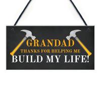 Red Ocean Grandad Thank You Novelty Hanging Sign Christmas Birthday Gift For Grandad