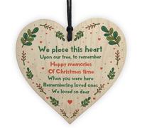 Red Ocean Handmade Memorial Gift To Hang On Christmas Tree Mum Dad Nan Grandad Memorial Gift
