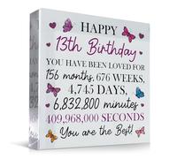 Red Ocean Happy 13th Birthday For Daughter Granddaughter Niece Sister Best Friend 13th Birthday For Girls Women Love Her Her Keepsake