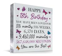 Red Ocean Happy 18th Birthday For Daughter Granddaughter Niece Sister Best Friend 18th Birthday For Girls Women Love Her Her Keepsake