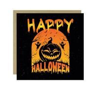 RED OCEAN Happy Halloween Card For Friend Daughter Son Couple Halloween Card With Kraft Envelope Included Cards For Spooky Him Her