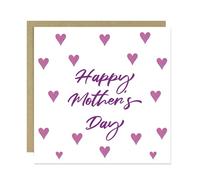 RED OCEAN Happy Mothers Day Card, Mum Card, Mummy Card From Daughter Son Children, Mothers Day Card With Envelope, Cute Mothers Day Card, Card For Her