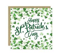 RED OCEAN Happy St Patricks Day Card For Friends Family, Irish Day Cards, Card For St Patricks Day, St Patricks Day Card For Mum Dad Brother Sister Uncle Auntie, St Patrick's Day Card With Envelope