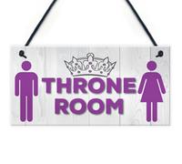 Red Ocean Ladies Toilet Novelty Sign