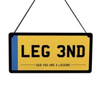 Red Ocean Legend Dad Novelty Licence Number Plate Sign For Man Cave Dad Christmas Birthday From Daughter Son Funny For Him