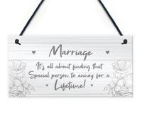 Red Ocean Marriage Poem Anniversary Gift For Husband Wife Mr And Mrs Love Sign Gift Keepsake