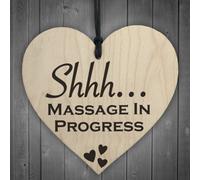 Red Ocean Massage Progress Do Not Disturb Hanging Plaque Salon Quiet Please Gift Sign