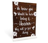 RED OCEAN MEMORIAL WEDDING Table Sign Gift Reception Wedding Decoration Table Plaque Remembrance Sign