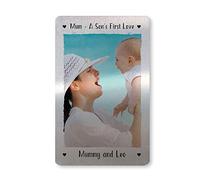 Red Ocean Mothers Day Gift Personalised Metal Wallet Card Gift for Mum Mummy Special Keepsake Gift