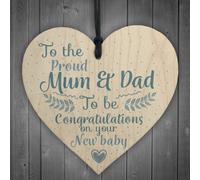 Red Ocean Mum Dad To Be Baby Shower Birth Gift Congratulations Mummy Daddy New Baby Bump Present