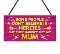 Red Ocean Mum Gift From Daughter Son Hanging Plaque Christmas Birthday Gift For Mum Mummy Mother