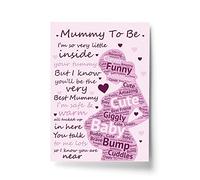 RED OCEAN Mummy To Be Print New Mummy Gift Baby Shower Mum To Be Gift From Bump Keepsake