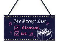 Red Ocean Neon Effect Bar Sign Garden Plaque Man Cave Vintage Gin Sign Gift