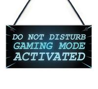 Red Ocean Neon Effect Do Not Disturb Sign Funny Gaming Sign For Man Cave Games Room