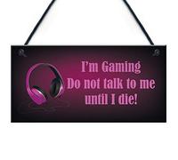 RED OCEAN Neon Effect Pink Gaming Sign For Girls Bedroom Sign Girl Gamer Gift For Daughter Sister