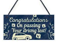 Red Ocean New Driver Gifts Passed Driving Test Gift Plaque Gift For Daughter Son Friend Keepsake Plaque