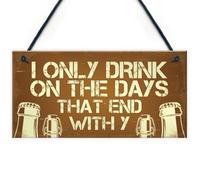 Red Ocean Novelty Bar Sign For Home Bar Funny Friendship Gift Bar Pub Accessories Wall Decor Hanging Sign