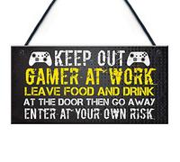 RED OCEAN Novelty Gaming Sign Inspired Funny Christmas Gamer Gift For Brother or Son