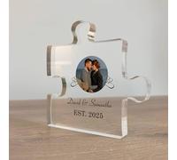 Red Ocean Novelty Gift For Couple Personalised Puzzle Piece Valentines Day Gift For Boyfriend Girlfriend Gift For Anniversary Husband Gift Wife Gift Couple Gift Keepsake Gift For Him Her