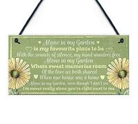 RED OCEAN Novelty Hanging Garden Memorial Plaque Present Home Fence Shed Sign Friend Gift For Her