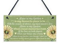 Red Ocean Novelty Hanging Garden Memorial Plaque Present Home Fence Shed Sign Friend Gift For Her