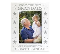 RED OCEAN Only The Best Grandads Get Promoted To Great Grandad Photo Frame Gift For Great Grandad Birthday Fathers Day Present Baby Announcement Gift
