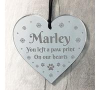 RED OCEAN Personalised Christmas Bauble Tree Decoration Dogs First Christmas Bauble Engraved