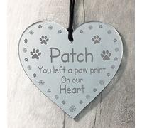 RED OCEAN Personalised Christmas Tree Decoration Dogs First Christmas Bauble Engraved