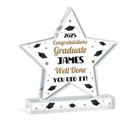 Red Ocean Personalised Congratulations On Your Graduation Gift Customised Graduate Plaque University Degree Present For Daughter Son Granddaughter Grandson