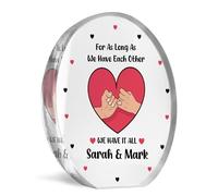 RED OCEAN Personalised Couples Gift For Boyfriend Girlfriend Husband Wife Him Her Christmas Birthday Anniversary Present Gift For Couple Romantic Gift For Anniversary Keepsake