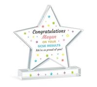 Red Ocean Personalised GCSEs Results Congratulations Plaque Award Passed GCSE Exams Gifts For Son Daughter Results Day Gifts For Him Her