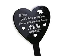 RED OCEAN PERSONALISED Gerbil Memorial Outdoor Garden Grave Stake Pet Memorial Gifts Keepsake Memorial Garden Sign