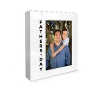 Red Ocean Personalised Gift For Dad Daddy For Fathers Day Dad Building Block Photo Plaque Gift Daddy From Daughter Son Love Keepsake