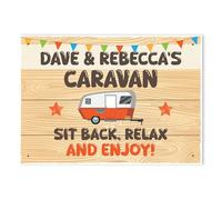 Red Ocean Personalised Sign For Caravan Funny Caravan Gift Caravan Plaque Travel Hanging Door Wall Plaque Caravan Sign Caravan Accessories Gift For Men Women Home Decor Sign For Caravan
