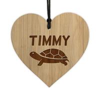 Red Ocean Personalised Tortoise Sign Engraved Hanging Wood Heart Turtle Sign Pet Gift Pet Sign Toirtoise House Sign Tortoise Gifts Turtle Gifts Keepsake Sign