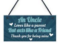 Red Ocean Quirky Birthday Christmas Gifts For Uncle Hanging Plaque From Niece Newphew Thank You Gift