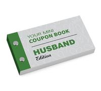 RED OCEAN Romantic Coupon Book for Husband - Love Vouchers with Date Ideas, Fun Treats & Thoughtful Gestures | Meaningful Anniversary, Birthday or Valentine’s Gift for Him