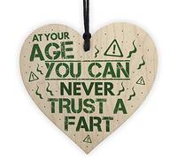 RED OCEAN RUDE FUNNY 30th 40th 50th 60th Birthday Card Funny Mum Dad Nan Grandad Gift Plaque