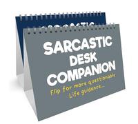 RED OCEAN Sarcastic Desk Companion Pack of 2 Funny Quotes For Office Desk Novelty Colleague Gifts For Birthday Secret Santa Funny Gifts For Men Women Coworker