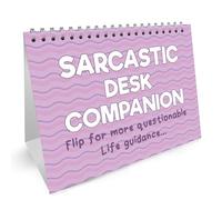 RED OCEAN Sarcastic Office Desk Companion Flipbook Gift For Women, Secret Santa Gift, Funny Quotes for Desk, Joke Office Gift, Funny Gifts For Women, Colleague Gifts For Birthday Christmas