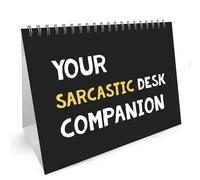 RED OCEAN Sarcastic Office Desk Companion, Funny Quotes for Desk, Joke Office Gift, Funny Gifts For Women Men, Colleague Gifts For Birthday Christmas, Co Worker Gifts