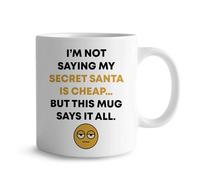 RED OCEAN Secret Santa Funny Gifts for Men and Women Novelty Secret Santa Gift for Work Colleagues Coworkers Sarcastic Xmas Coffee Mug Office Exchange