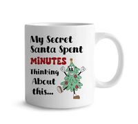RED OCEAN Secret Santa Mug for Colleagues Funny Secret Santa Office Gifts Joke Present for Coworkers Men and Women Sarcastic Xmas Present for Work Colleague
