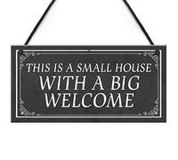 RED OCEAN Shabby Chic Style WELCOME SIGN New Home Gift Home Decor Plaque Gift